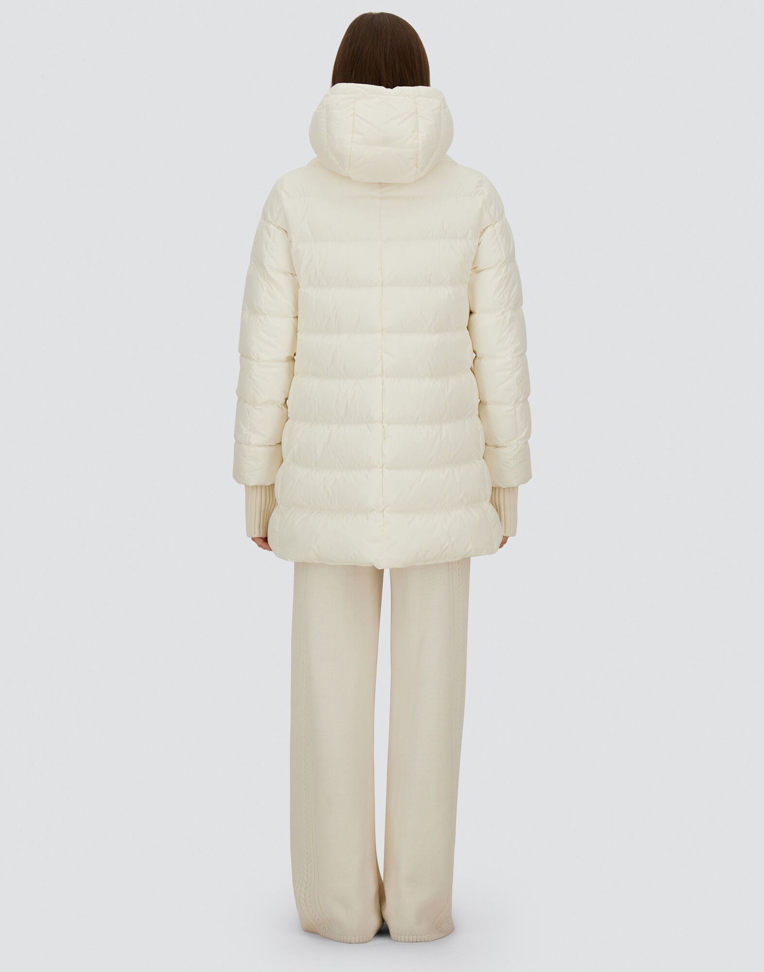 A-SHAPE JACKET IN NYLON CHAMONIX in White for Women | Herno®