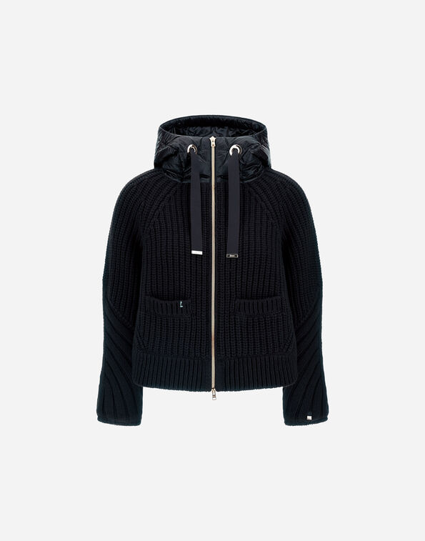 Herno CARDIGAN IN COB STITCH WOOL AND NYLON ULTRALIGHT  MP000150D700169200