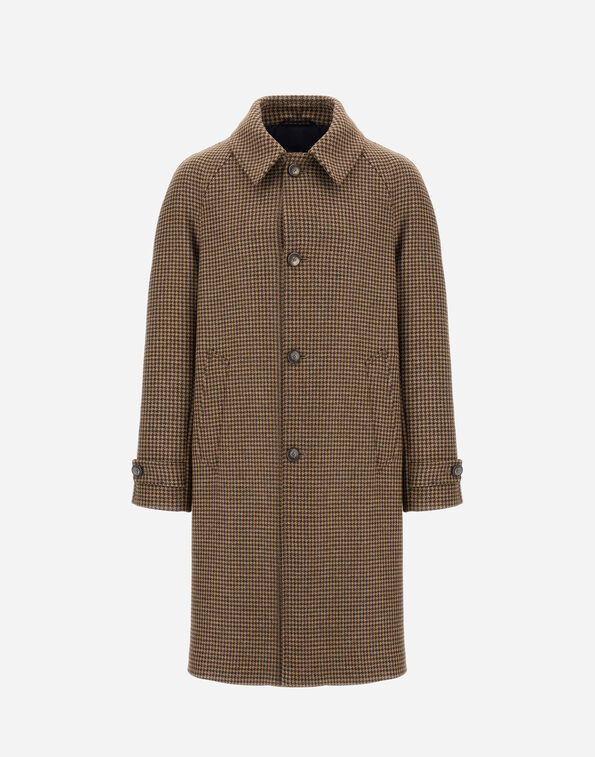 Herno COAT IN HOUNDSTOOTH MELTON  CA000210U334607780