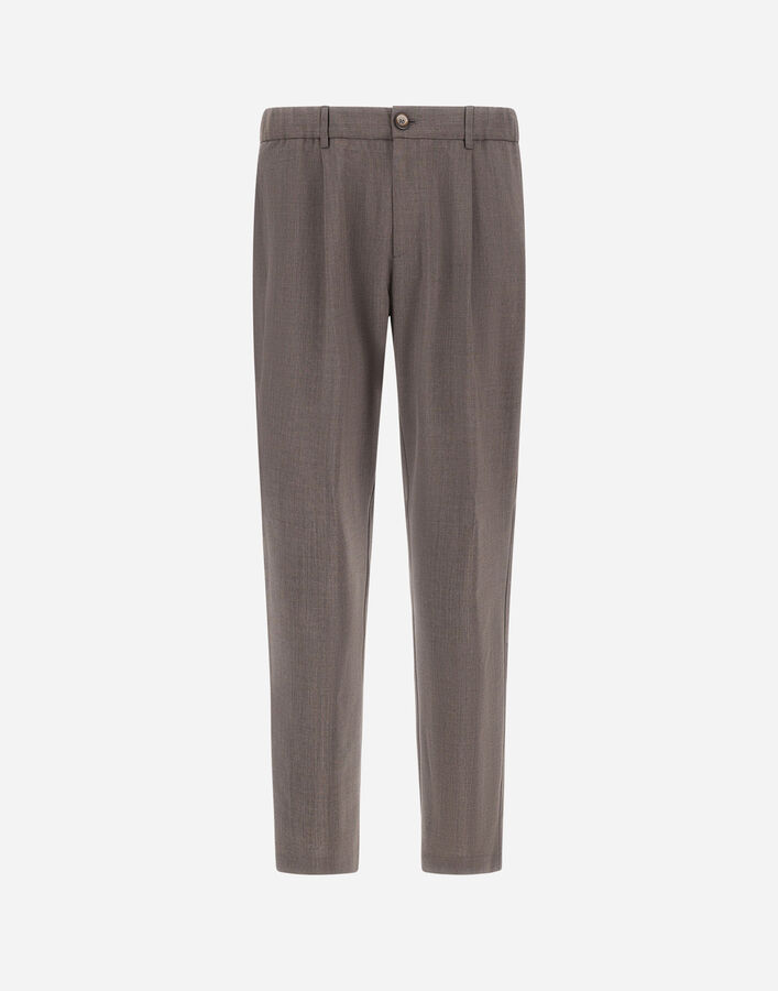 Herno TROUSERS IN BI-STRETCH WOOL  PT000180U334882600