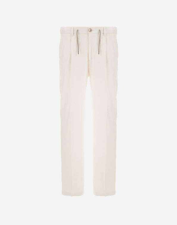 Herno RESORT TROUSERS IN CASHMERE SILK  PT00037UR380871200