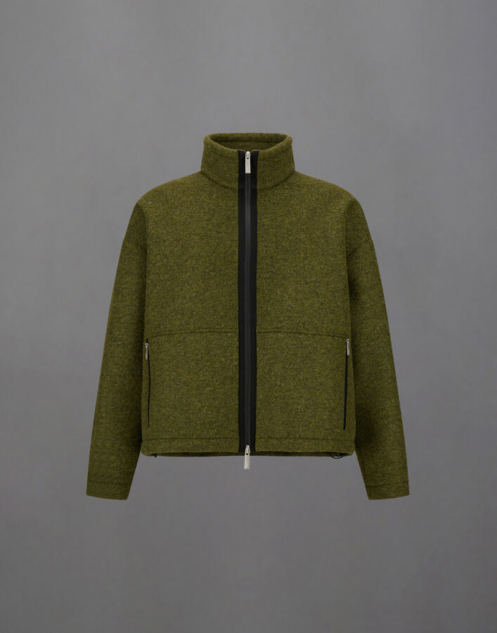 Herno LAMINAR JACKET IN TECHNICAL WOOL  GI00182UL12845S7740