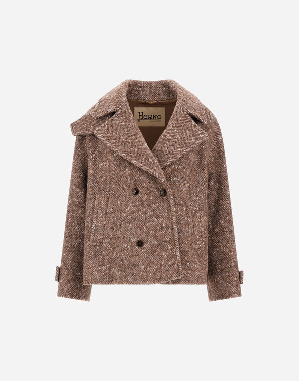 Herno BABY ALPACA AND WOOL-BLEND PEACOAT  GC000616D335498810