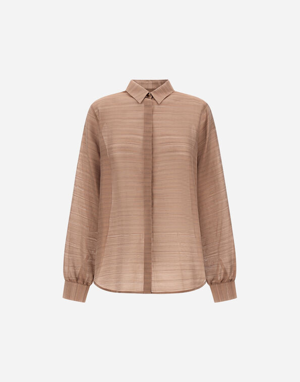 Herno STRIPED SILK JACQUARD SHIRT  CM000062D129428010