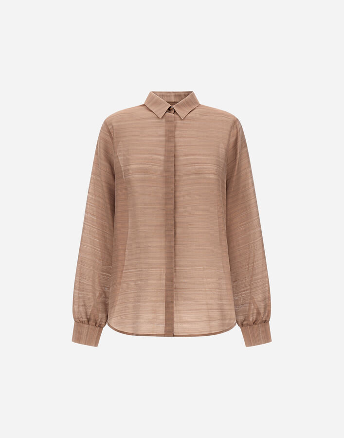 Herno STRIPED SILK JACQUARD SHIRT  CM000062D129428010