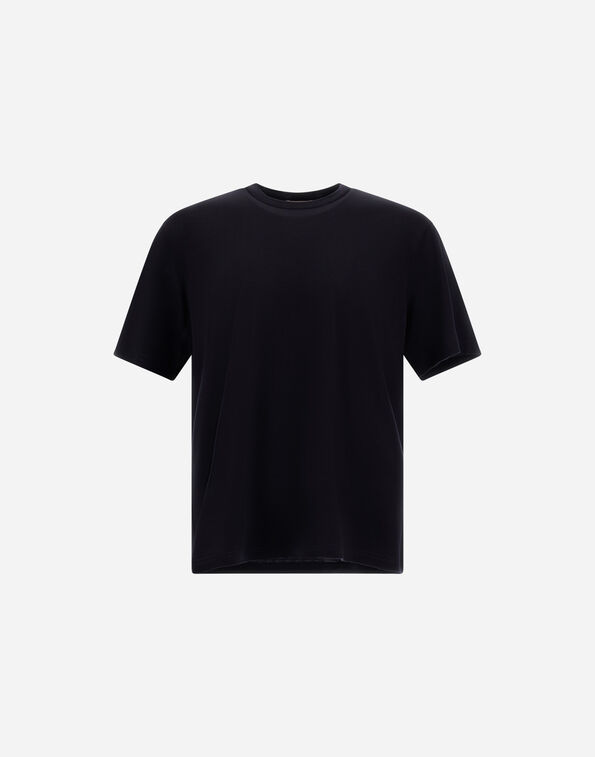 Herno RESORT T-SHIRT IN WOOL JERSEY WITH A SHINY FINISH  JG00054UR520689200