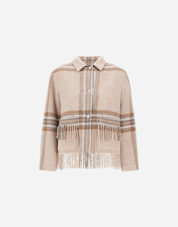 Herno ALPACA JACKET WITH CHECK PATTERN  GI000416D33534PAN21994