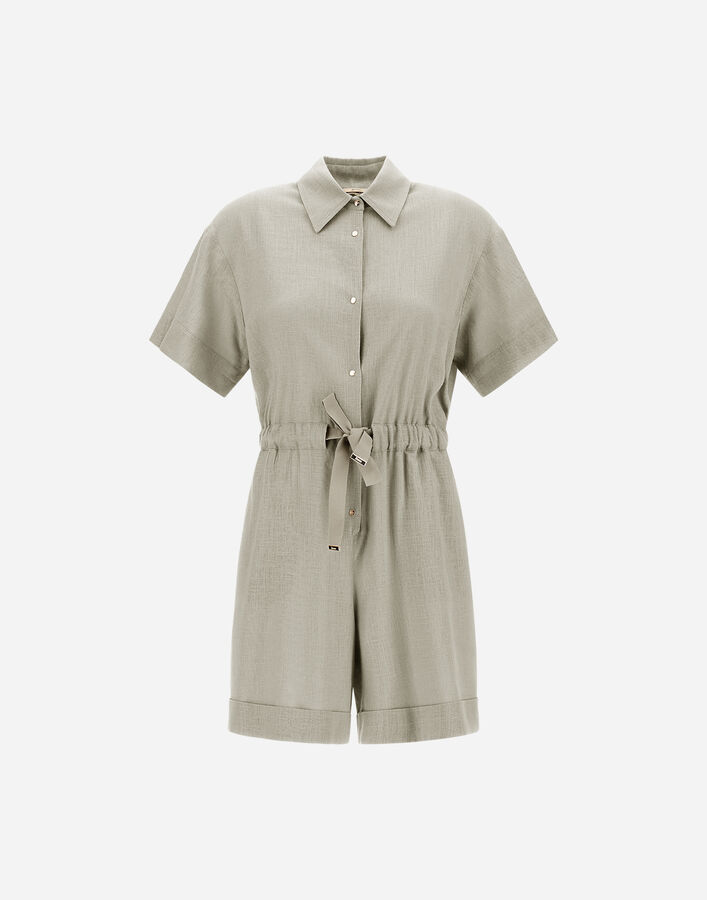 Herno LINEN-BLEND SHIRT JUMPSUIT  TT000005D126891985