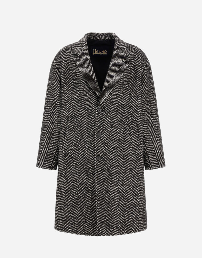 Herno COAT IN HERRINGBONE R-WOOL  CA000217U33461R9310