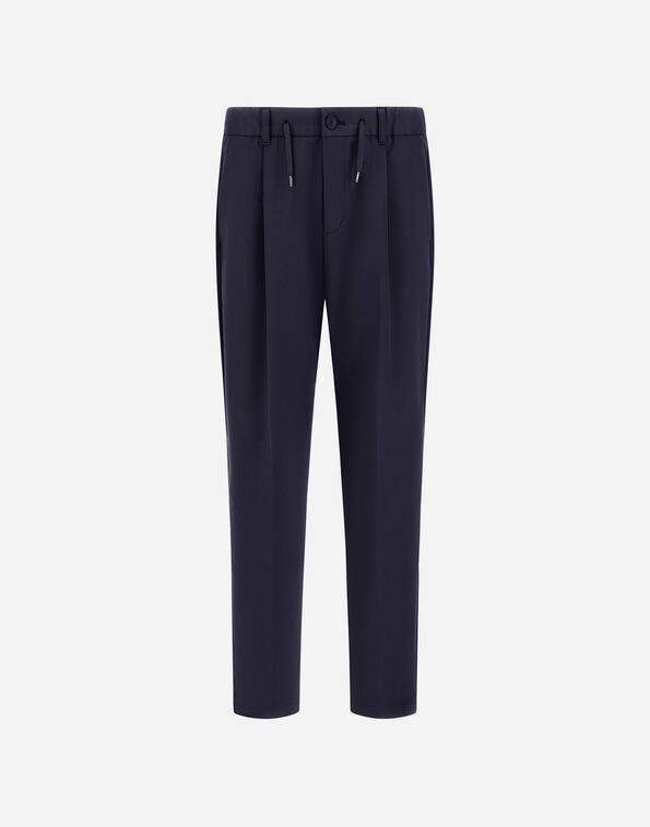 Herno TROUSERS IN COTTON-EFFECT STRETCH FABRIC  PT000236U129059200