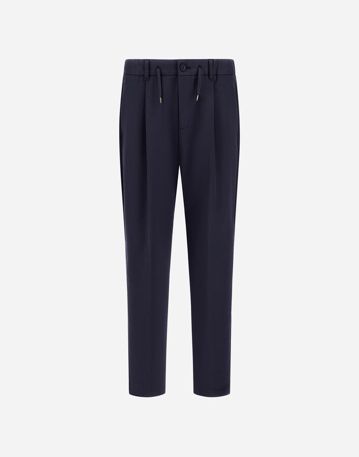 Herno TROUSERS IN COTTON-EFFECT STRETCH FABRIC  PT000236U129059200
