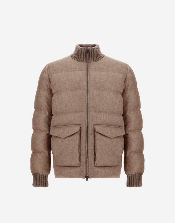 Herno WOOL TWEED BOMBER JACKET  PI001412U334661986