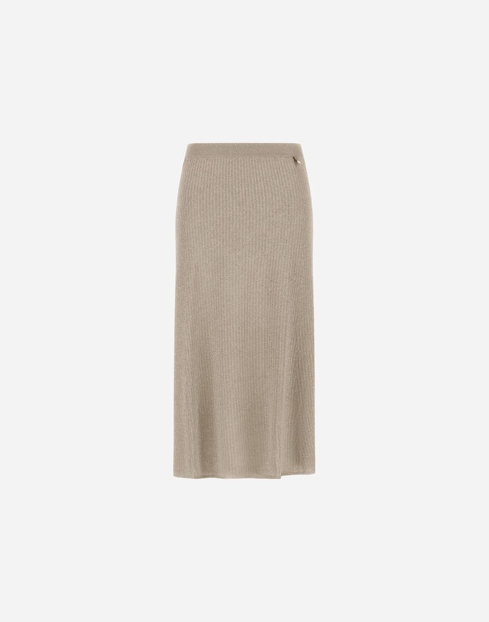 Herno SKIRT IN RIBBED SHINY VISCOSE  GN000107D760911985