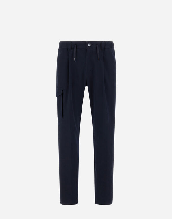 Herno RESORT TROUSERS IN STRETCH COTTON  PT00050UR133289200