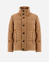 Herno BOMBER JACKET IN WEIGHTY REAL CAMEL  PI001173U381222157