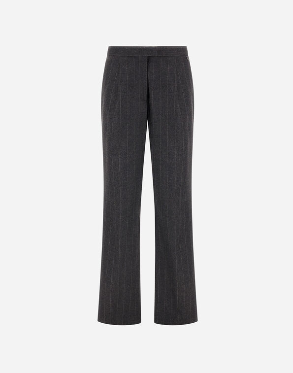 Herno PINSTRIPED STRETCH WOOL TROUSERS  PT000260D33547R9412