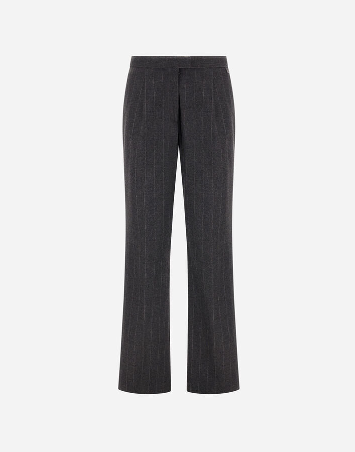 Herno PINSTRIPED STRETCH WOOL TROUSERS  PT000260D33547R9412