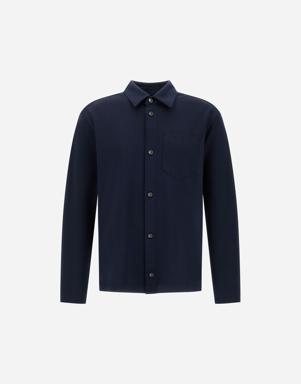 Herno SHIRT IN JERSEY KNIT EFFECT  CM000028U520599201