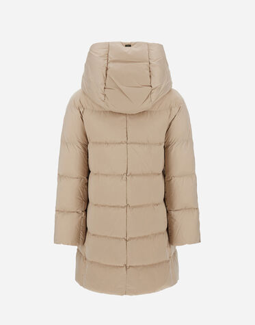 A-SHAPE JACKET IN SATIN in Chantilly for Women | Herno®