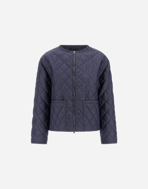 Herno DENIM-EFFECT COTTON JACKET  GI000328D132679200