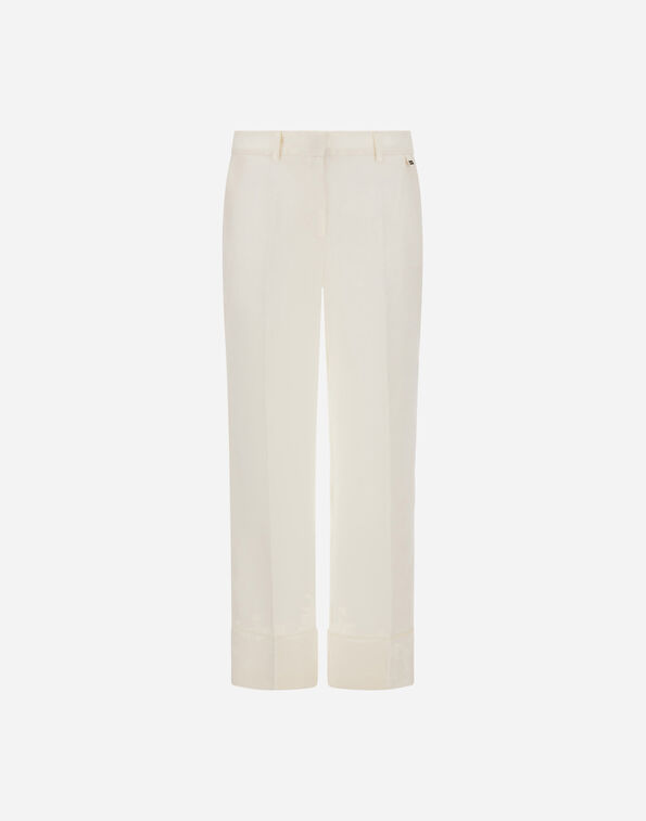 Herno CIGARETTE TROUSERS IN PURE LINEN  PT000203D171571100