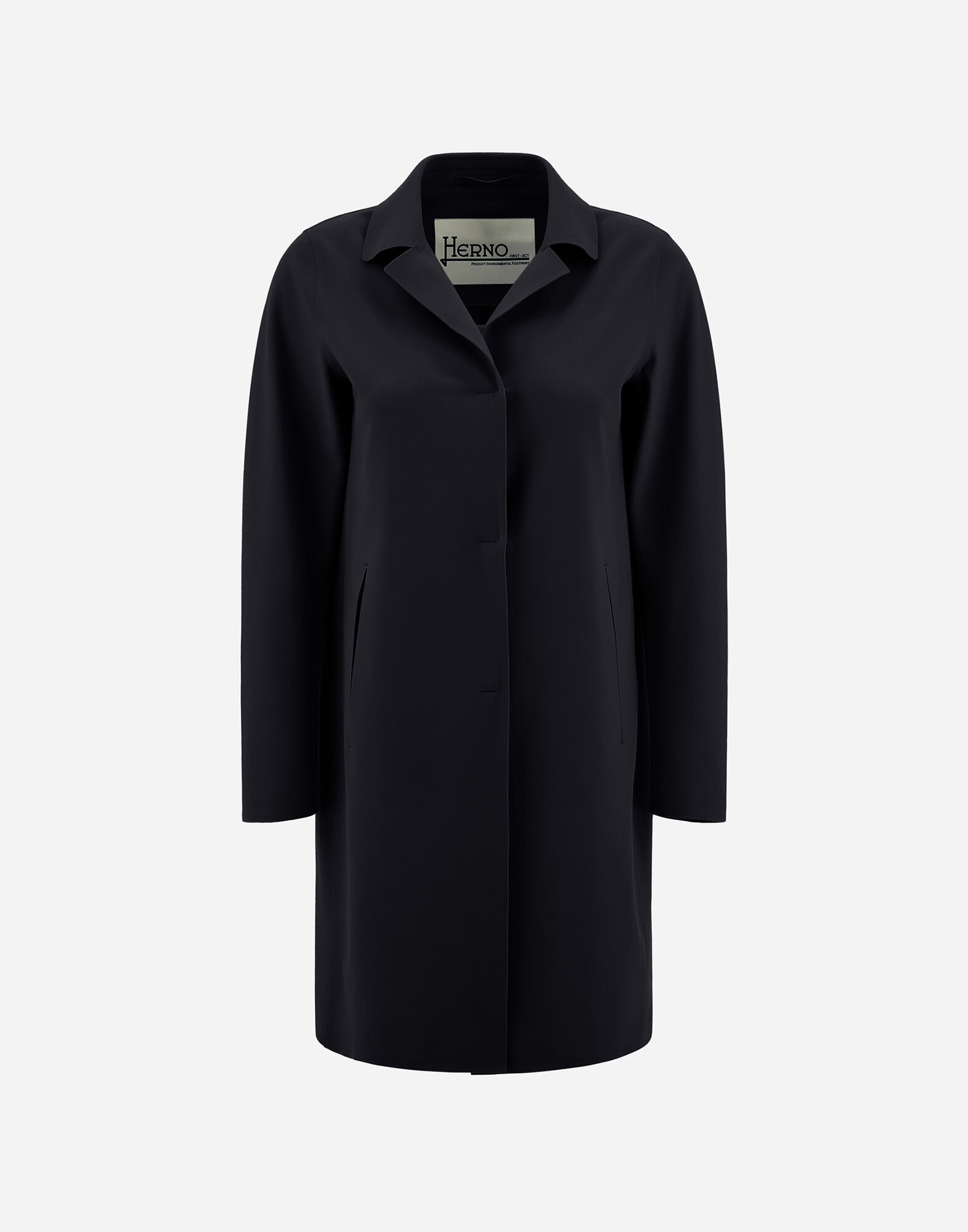 COAT IN FIRST-ACT PEF in Black for Women | Herno®
