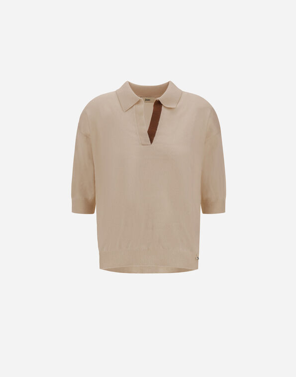 Herno POLO SHIRT IN PURE&nbsp;CASHMERE  MPL001DNW710431985