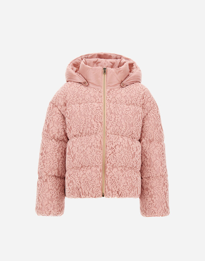 Herno CAPE IN FLORAL LACE AND NYLON ULTRALIGHT  PI000192G127464135