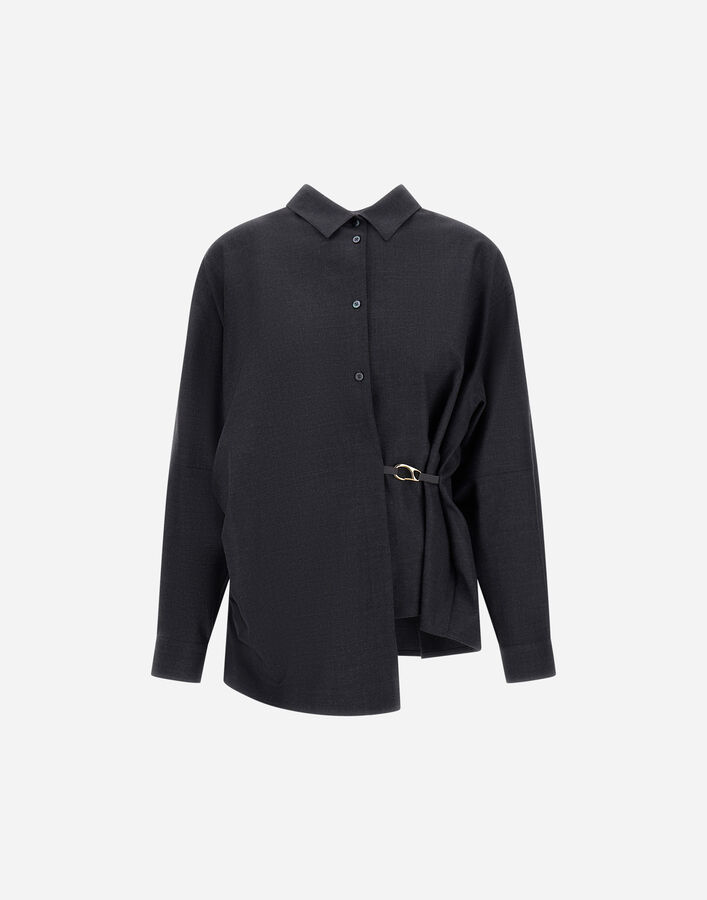Herno STRETCH WOOL GABARDINE SHIRT  CM000068D334539487