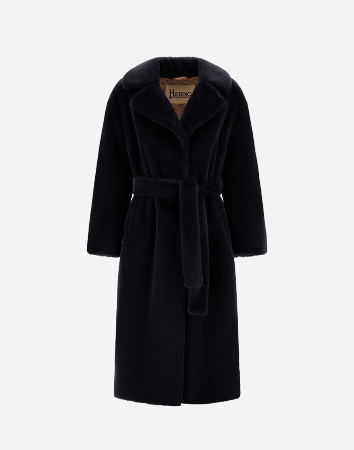 Herno COAT IN SOFT ALTERNATIVE FUR  CA000586D124229300