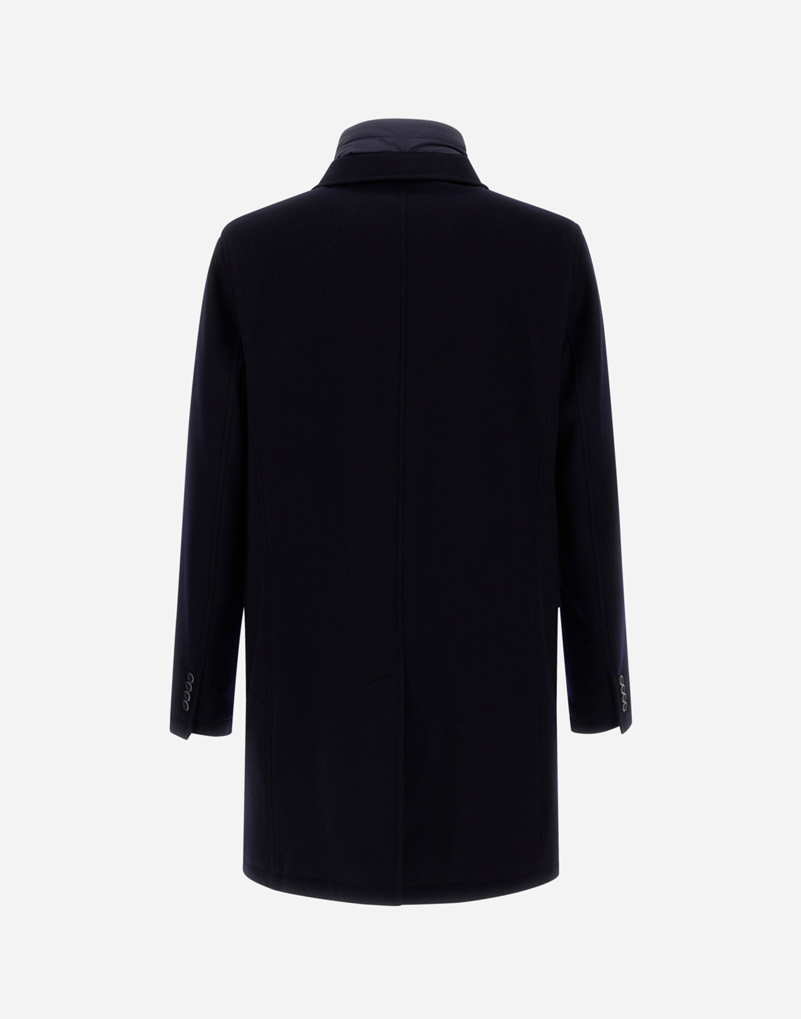 美品HERNO2Wayコート42ネイビー WOOL BEAVER COAT in Navy Blue for Men | Herno®