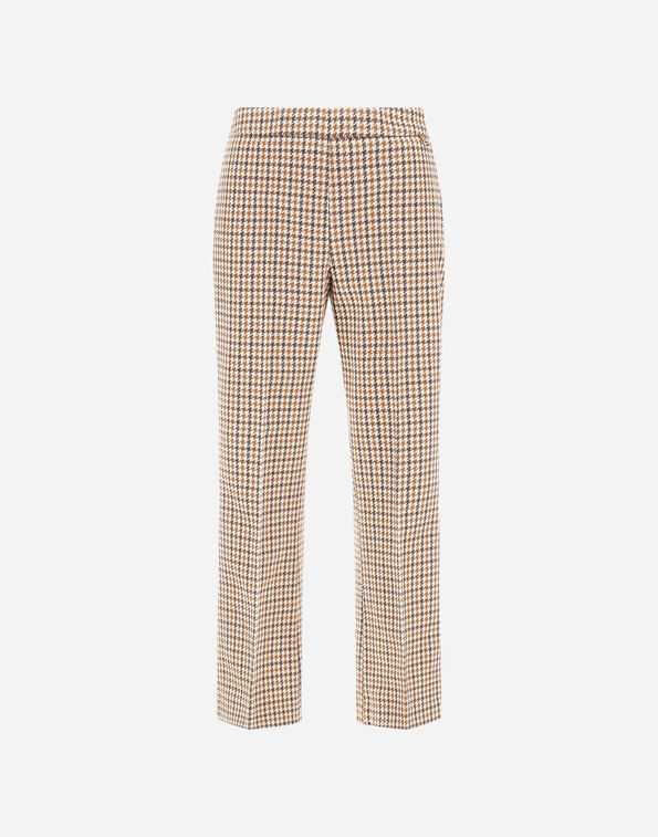 Herno TROUSERS IN HOUNDSTOOTH WOOL AND COTTON  PT000152D334642111