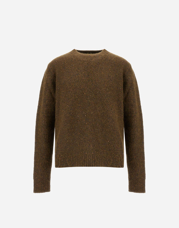 Herno SWEATER IN MELANGE WOOL BLEND  MG000181U702957780