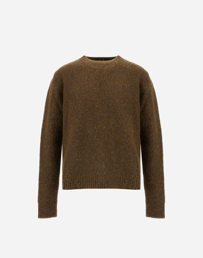 Herno SWEATER IN MELANGE WOOL BLEND  MG000181U702957780