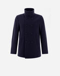 Herno PEA COAT IN NEW VELOUR AND ECOAGE  PE000043U334309200