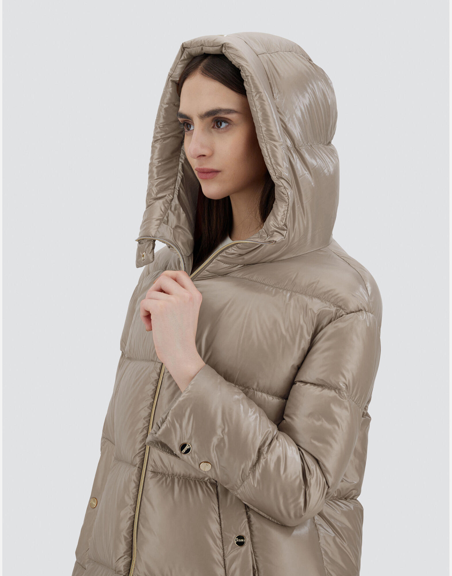 PARKA IN NYLON ULTRALIGHT in Dove Grey for Women | Herno®