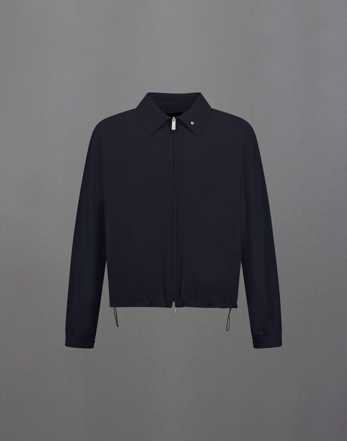 Herno LAMINAR ZIPPED SHACKET IN TECH-CRINKLE  GI00196UL128279201