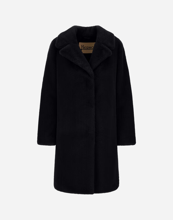 Herno ALPACA JACKET WITH FRINGING  GC000611D124229300