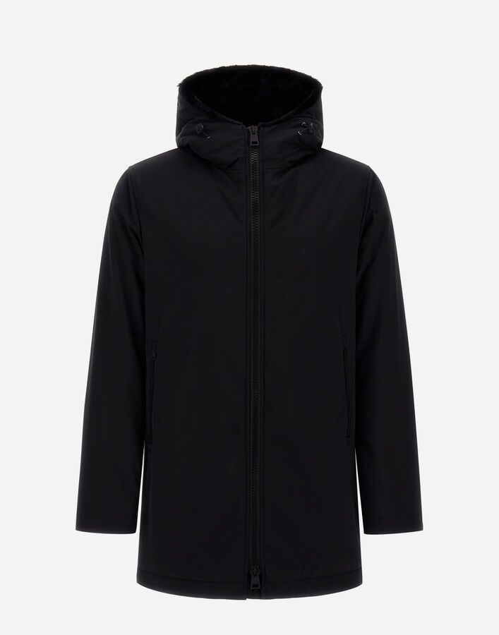 Herno Black Cotton Parka