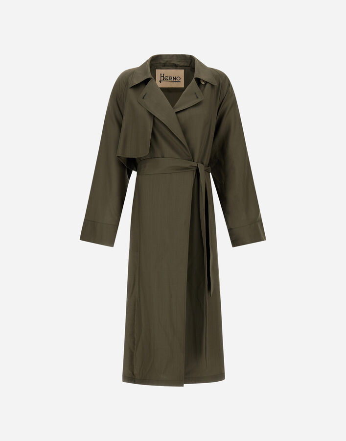 Herno TRENCH COAT IN TROPICAL WOOL  IM000206D334877730