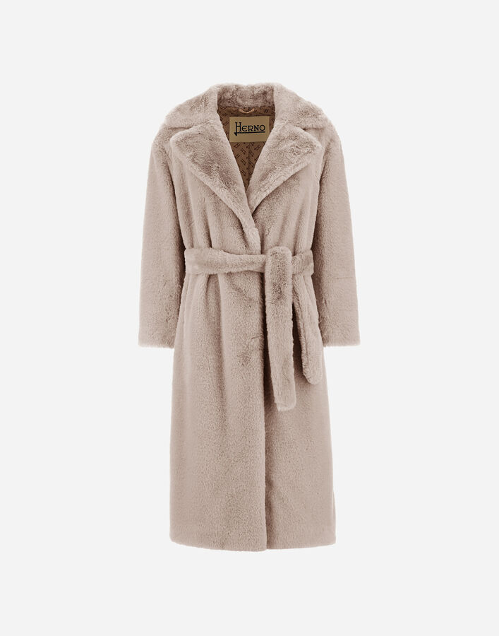 Herno COAT IN SOFT ALTERNATIVE FUR  CA000586D124221985