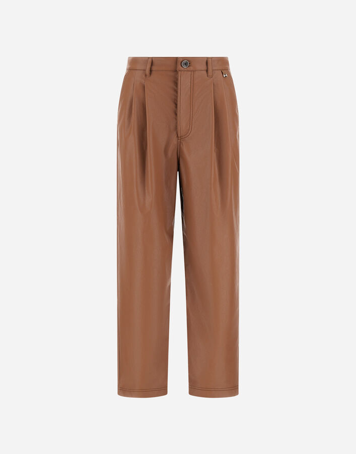 Herno TROUSERS IN ALTERNATIVE LEATHER  PT0005DNW191412240