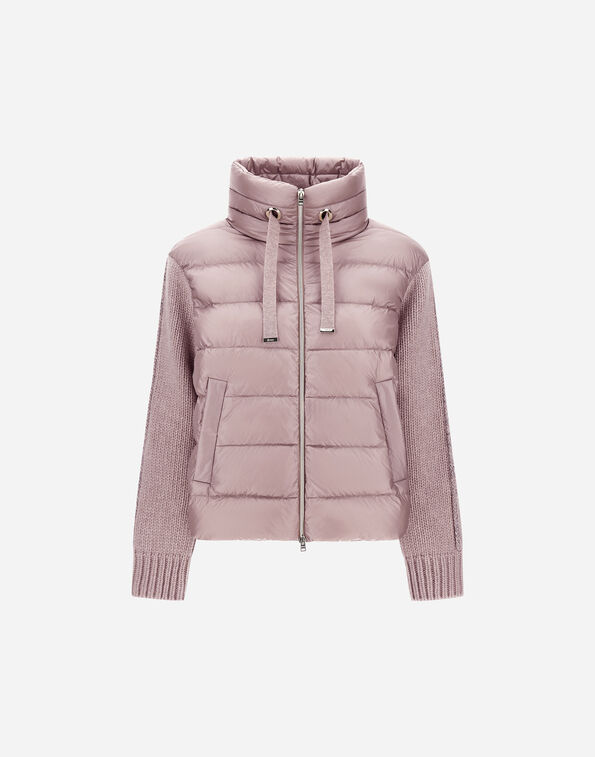 Herno RESORT JACKET IN NYLON ULTRALIGHT & KNIT  PI00138DR12017Z4401