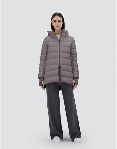 A-SHAPE JACKET IN NYLON CHAMONIX in Grey for Women | Herno®