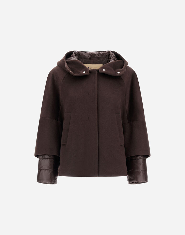 Herno CAPE IN PURE CASHMERE AND NYLON ULTRALIGHT  GI000334D381268800