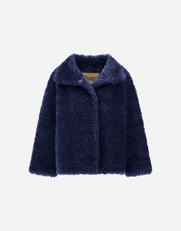 Herno CURLY-EFFECT FUR-TOUCH SHORT JACKET  GC000608D124219244