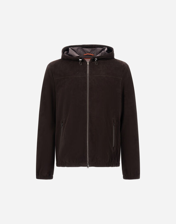 Herno RESORT JACKET IN VELVET-EFFECT SUEDE  PL00032UR181518800