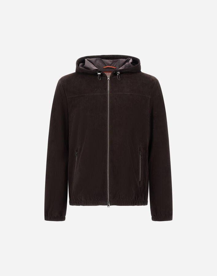Herno RESORT JACKET IN VELVET-EFFECT SUEDE  PL00032UR181518800