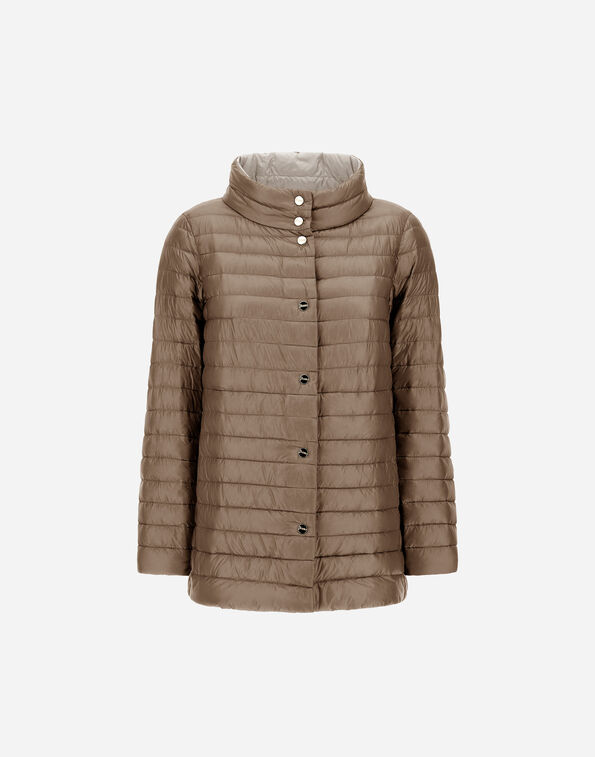 Herno REVERSIBLE A-SHAPE JACKET IN NYLON ULTRALIGHT  PI1234D12017Z2619