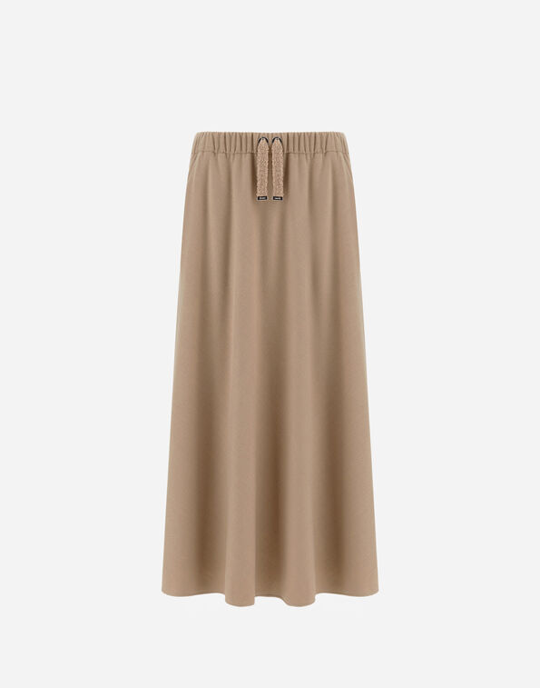 Herno RESORT SKIRT IN CASHMERE-FEEL FLANNEL  GN00028DR129341985